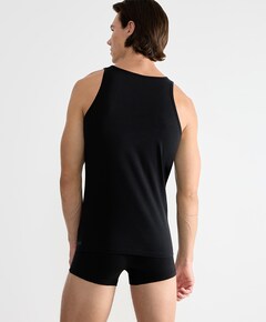 Heren singlet zwart