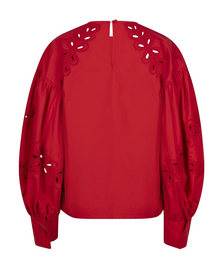 Blouse rood