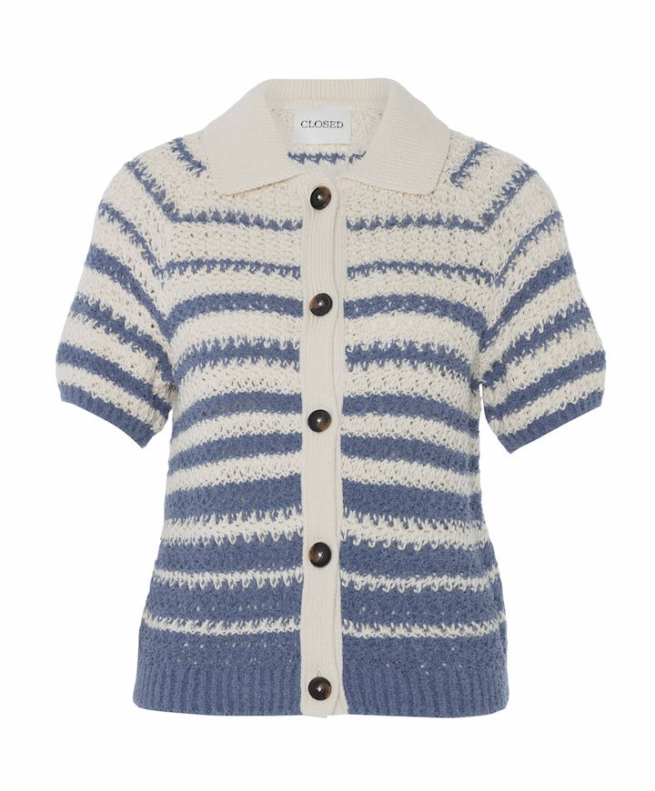 Dames vest blauw