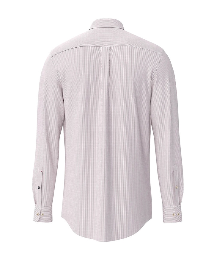 Heren overhemd lange mouw roze