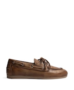 dames mocassins bruin