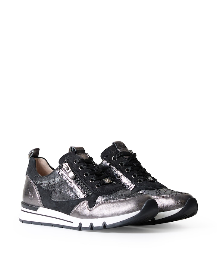 Women Lace-up dames sneakers grijs