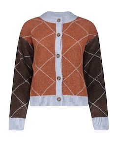Dames vest bruin