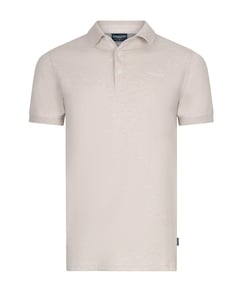 Heren polo beige