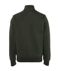 Heren trui met rits groen