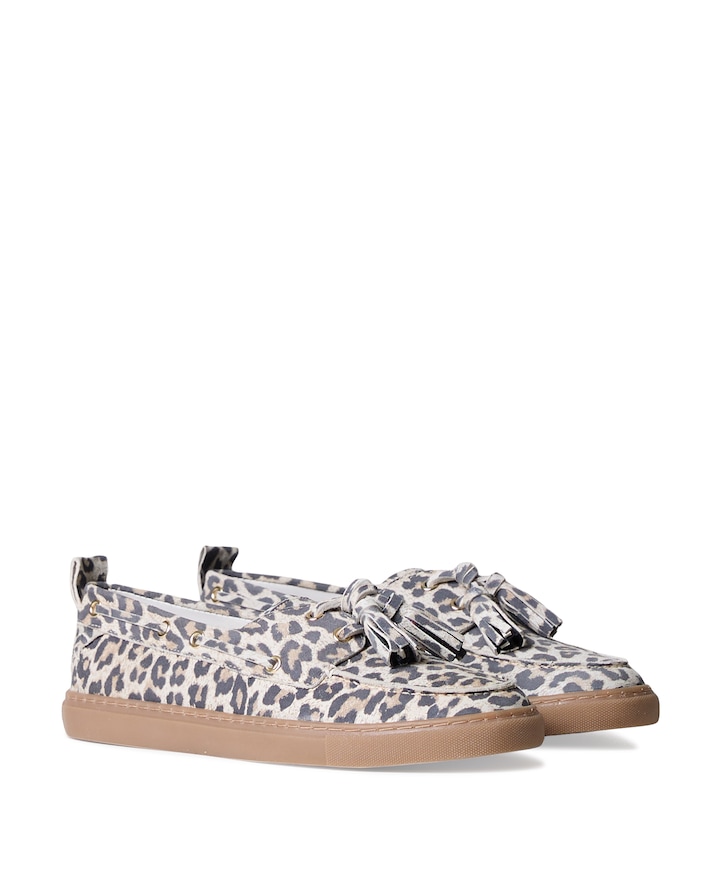 Silk dames instappers beige