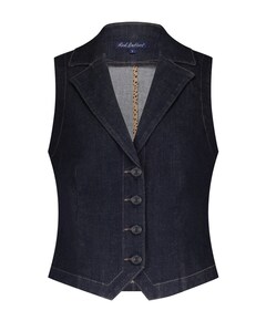 Dames gilet blauw