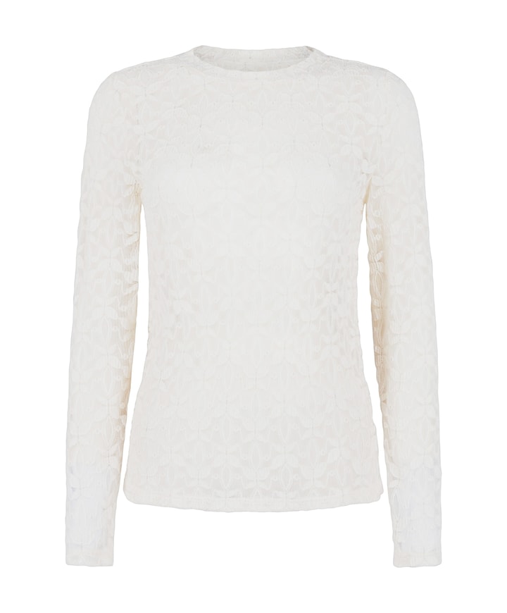 Dames top ecru