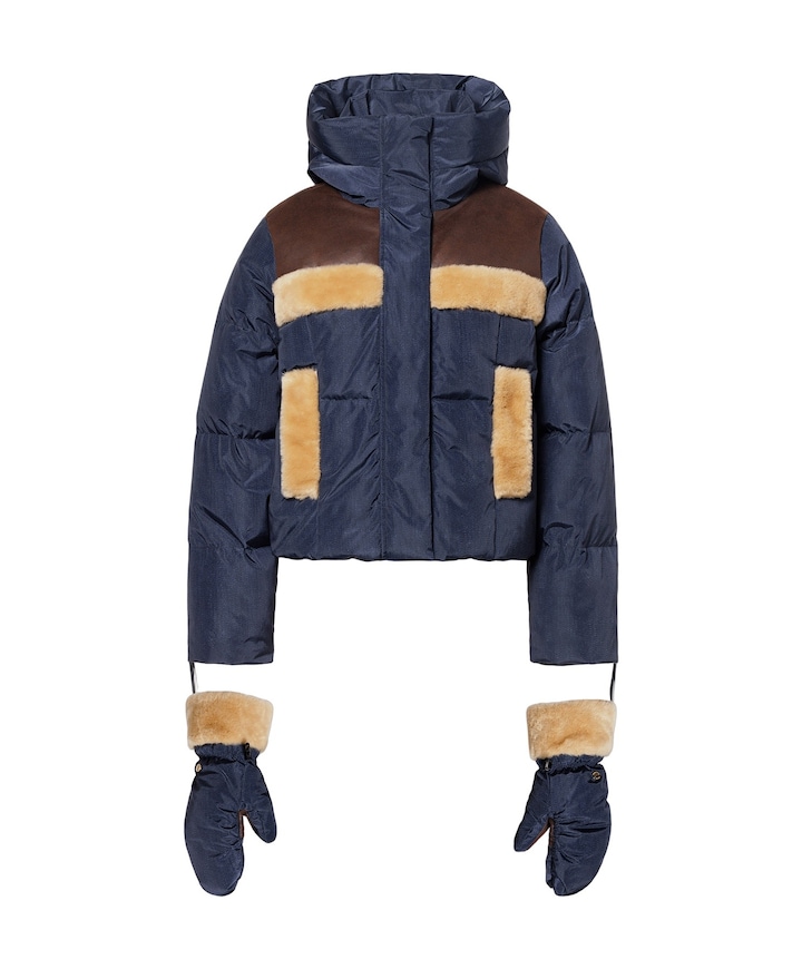 Dames ski-jas blauw