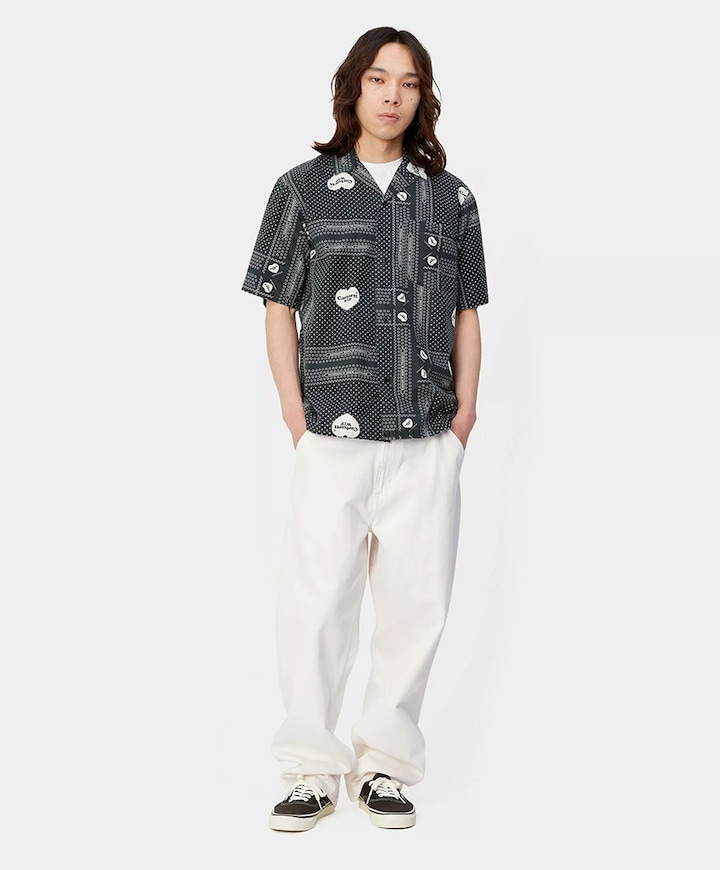 Single Knee Pant Cotton Smith Denim heren jeans ecru