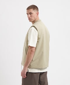 Heren bodywarmer beige