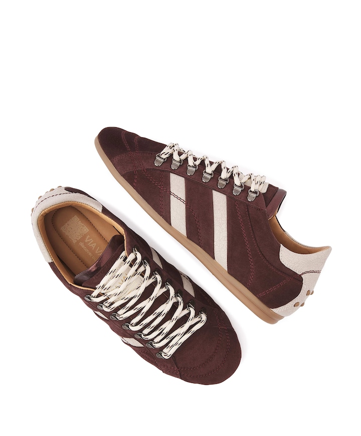 June Jackie dames sneakers bordeaux