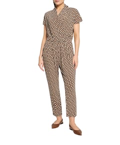 dames jumpsuit blauw