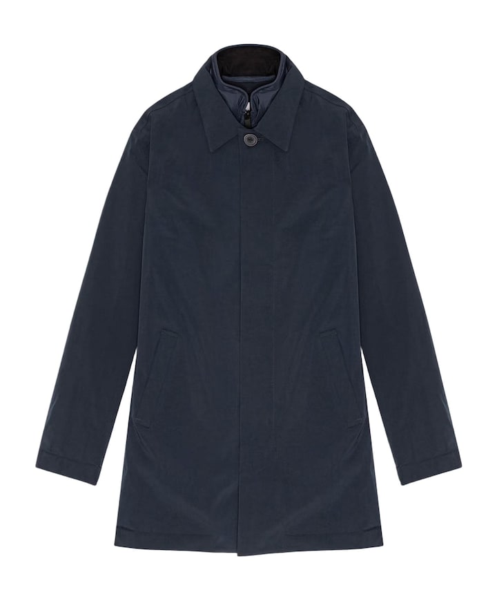 Heren jas blauw