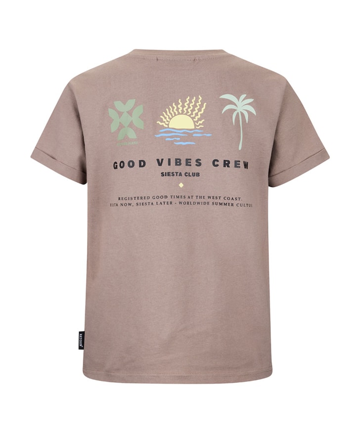 Jongens T-shirt bruin