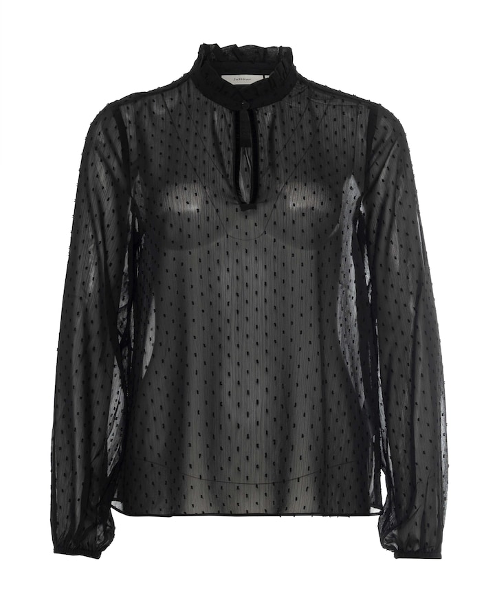 Dames blouse zwart