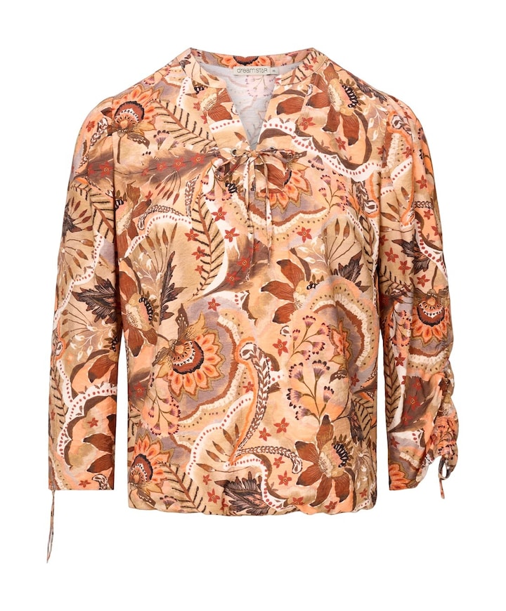Dames blouse oranje