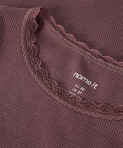 Meisjes longsleeve bordeaux