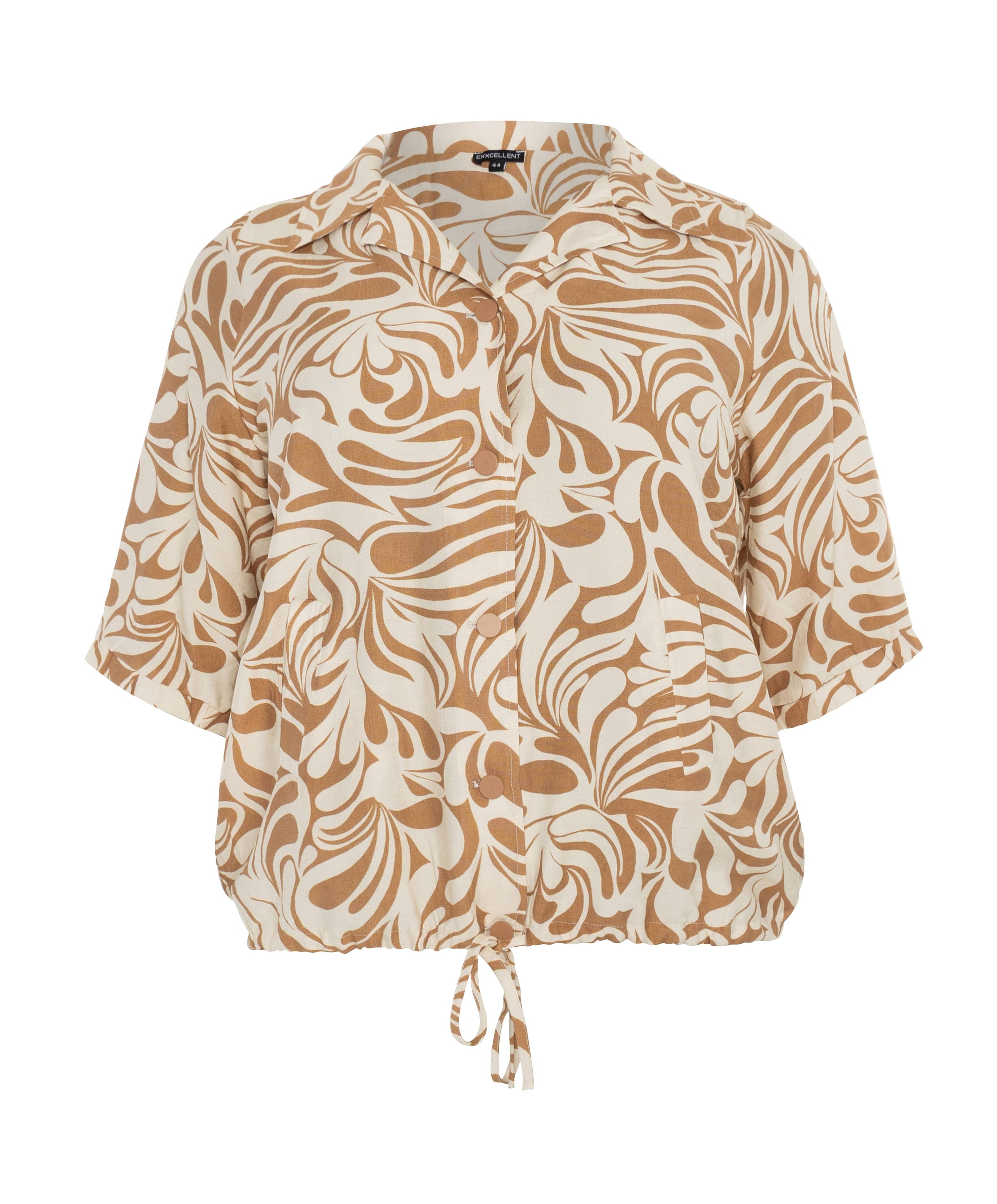 Dames blouse beige