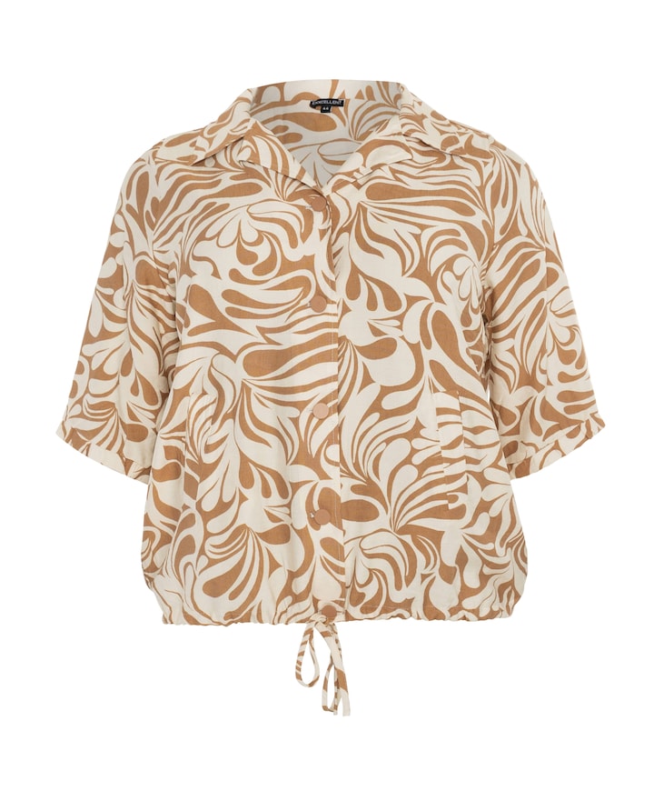 Dames blouse beige
