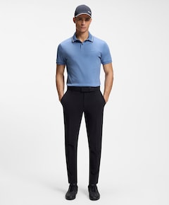 Heren polo blauw
