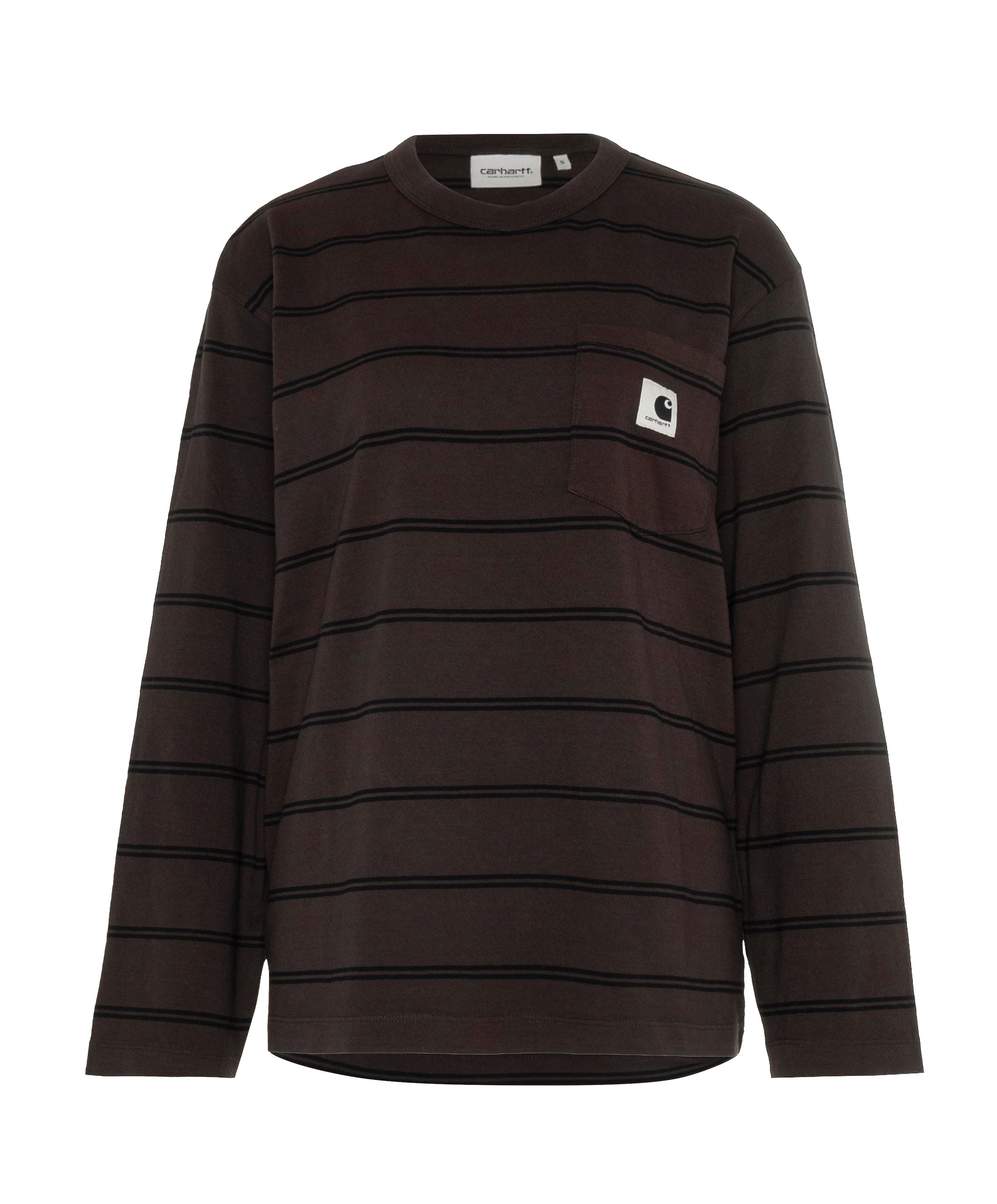 Dames longsleeve bruin