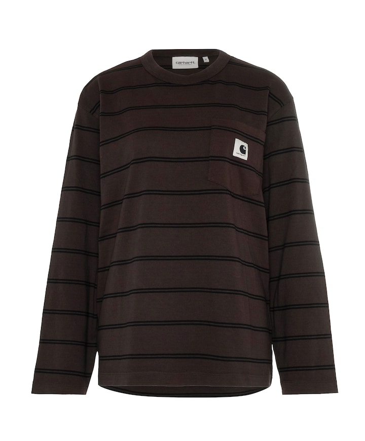 Dames longsleeve bruin