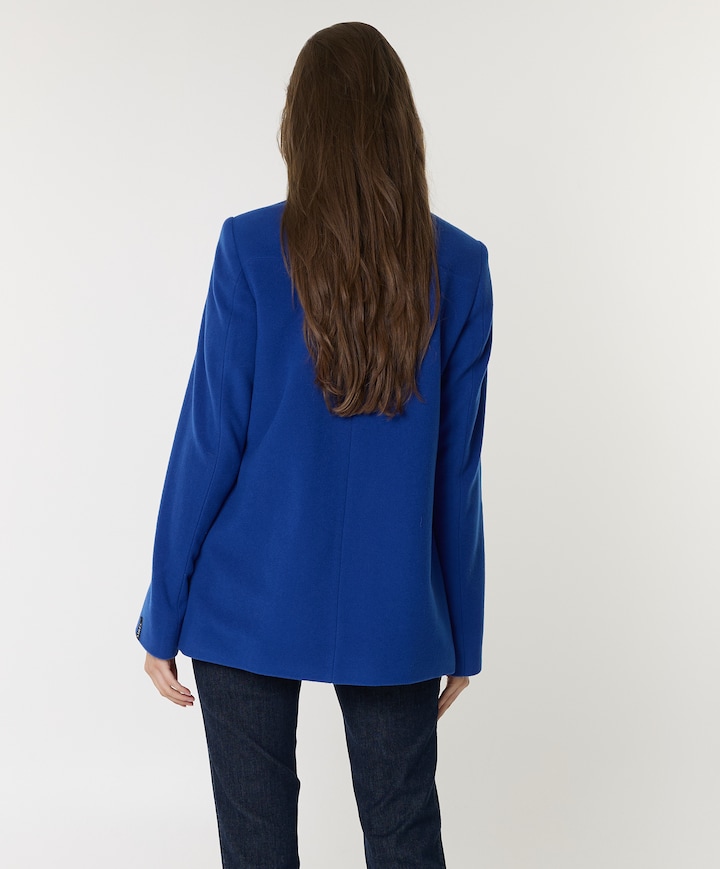 Dames jas blauw