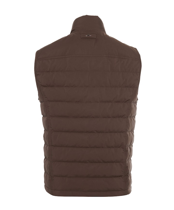 Heren bodywarmer bruin