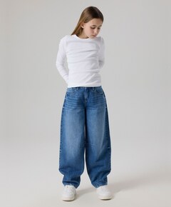 NKFBELLA BARREL JEANS 2113-RM NOOS meisjes jeans blauw