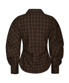 Dames blouse bruin