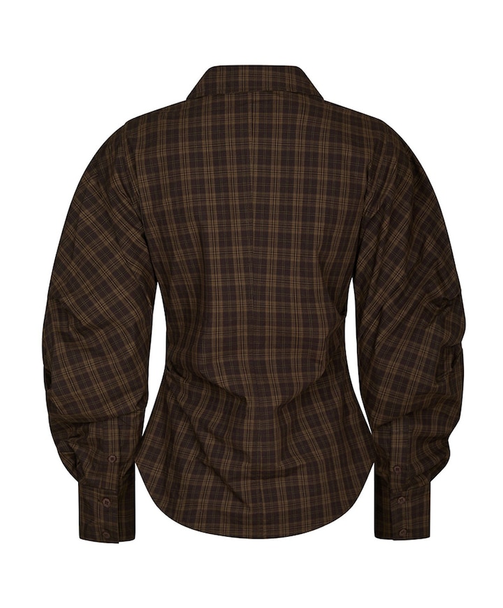 Dames blouse bruin