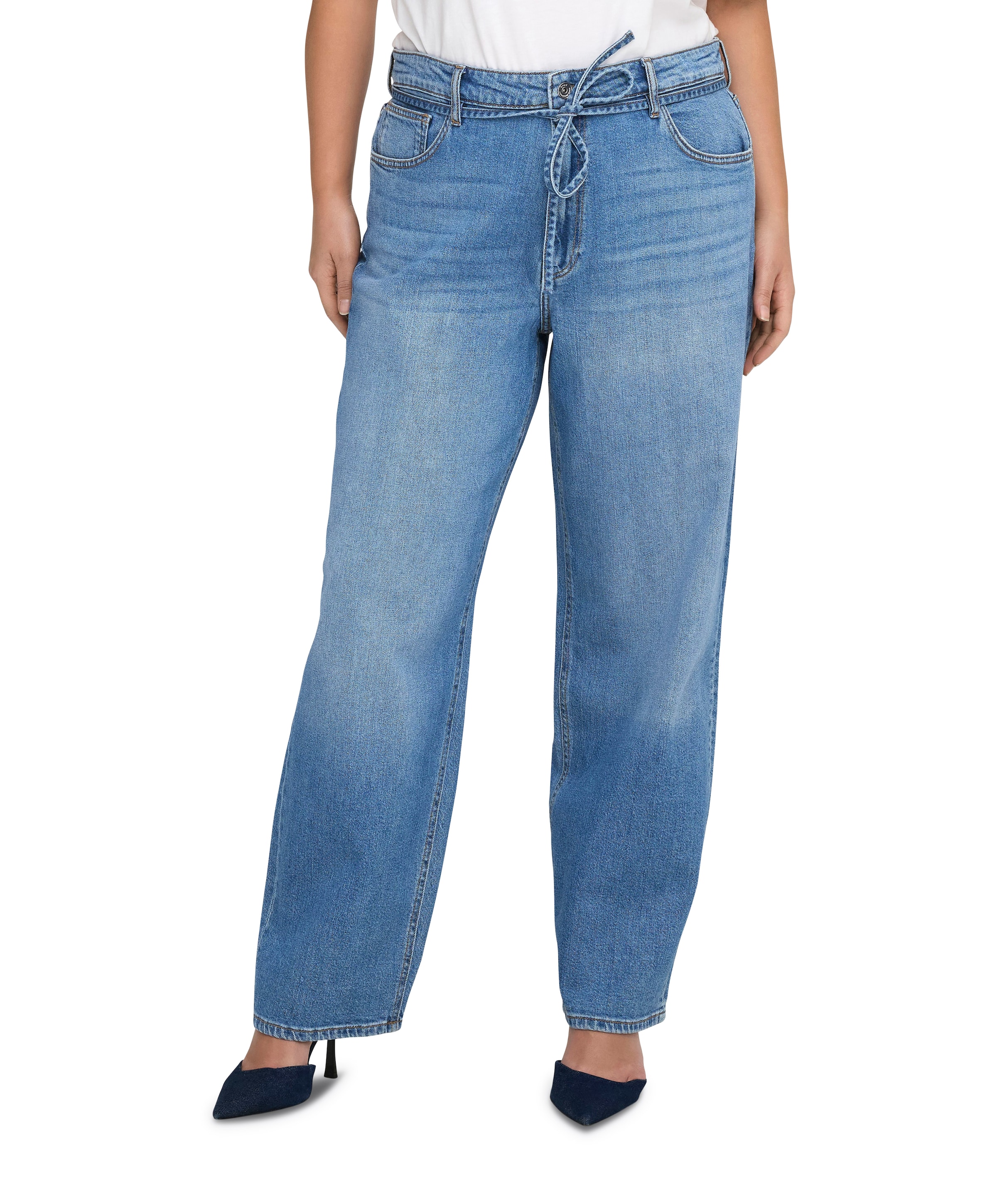 CARGIANNA MW STRAIGHT AZ751 DNM NOOS dames jeans blauw