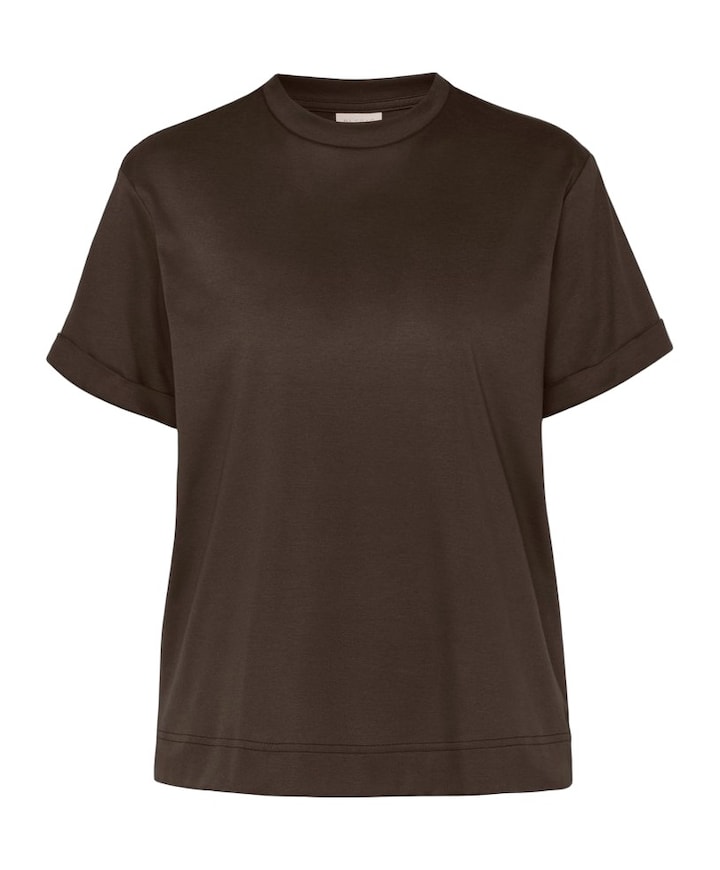 Dames T-shirt bruin