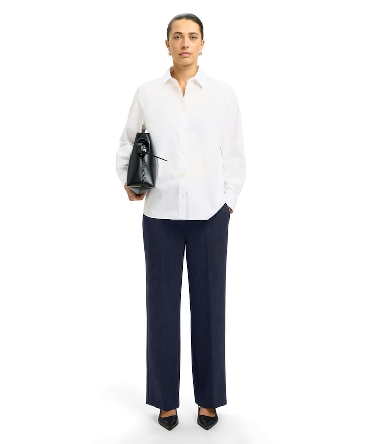 SLFRITA MW WIDE DARK dames pantalon blauw