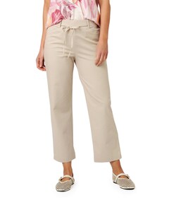Scarlet Wide Leg 6/8 dames broek beige