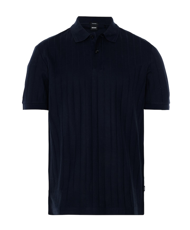 Heren polo blauw