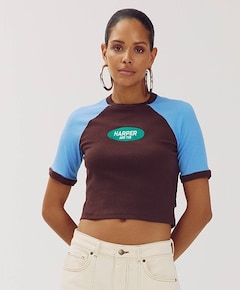 Dames T-shirt bruin