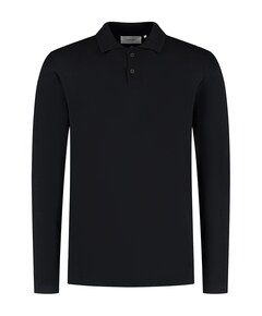 Heren polo zwart