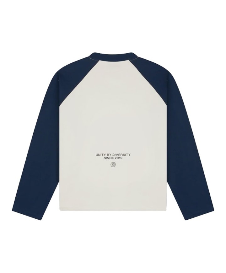 Uniseks longsleeve ecru