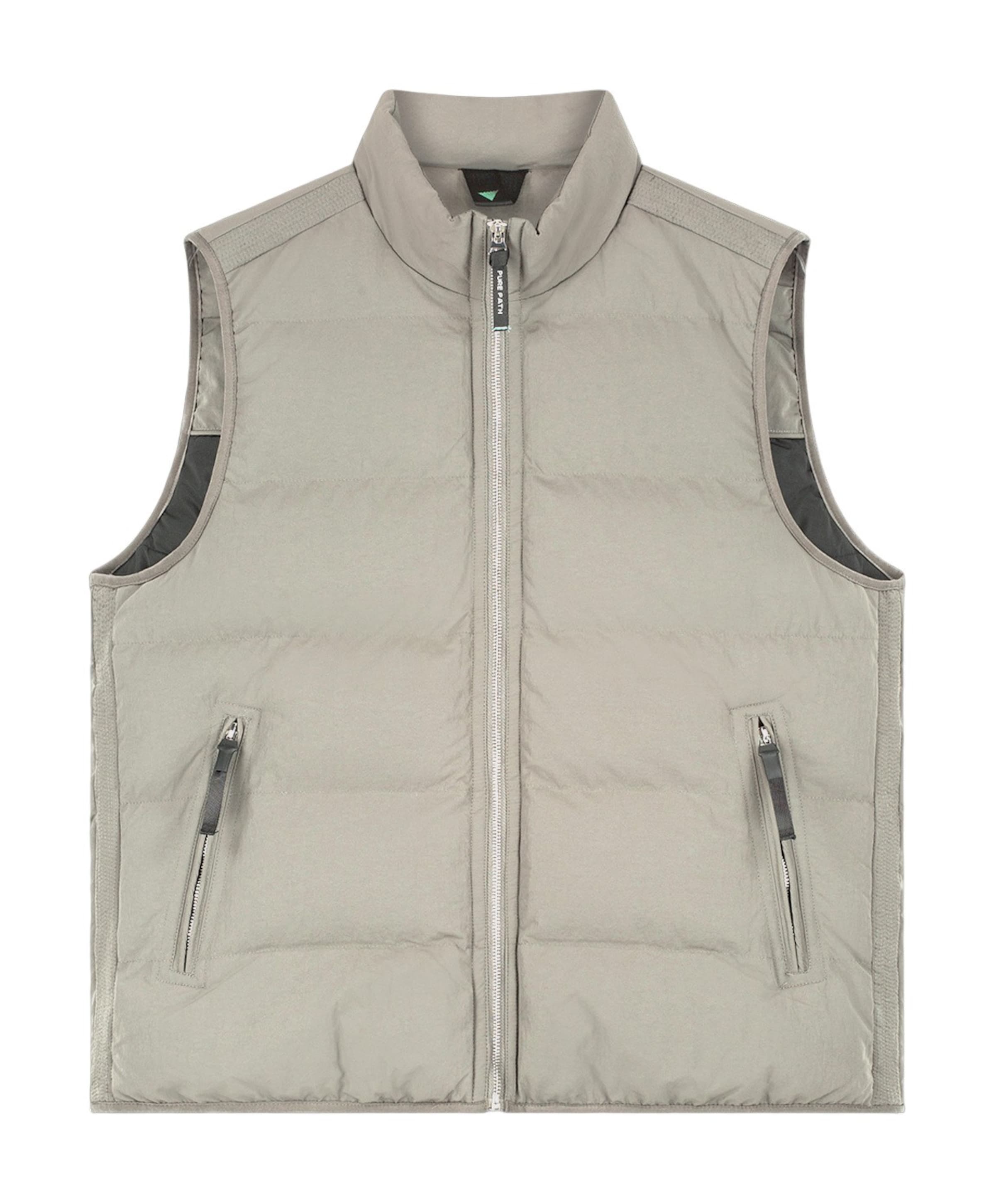 Heren bodywarmer beige