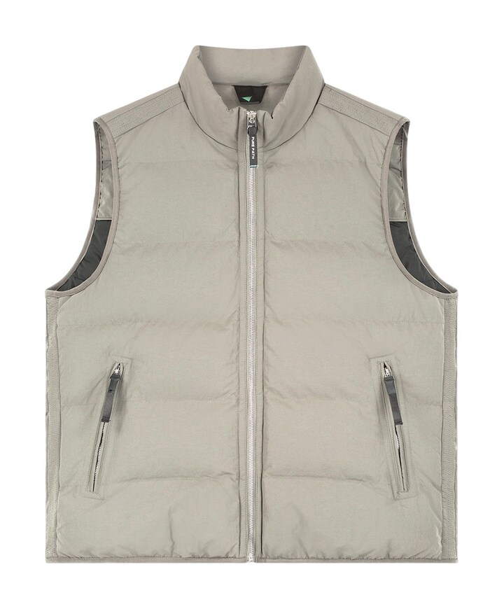 Heren bodywarmer beige