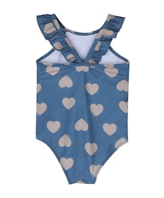 Meisjes badpak UV blauw