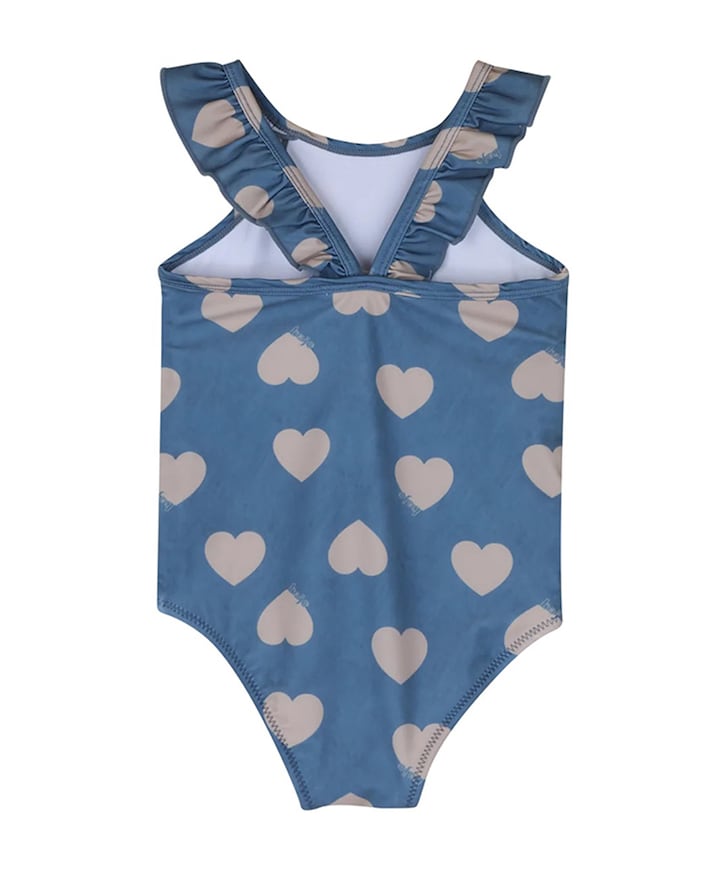 Meisjes badpak UV blauw