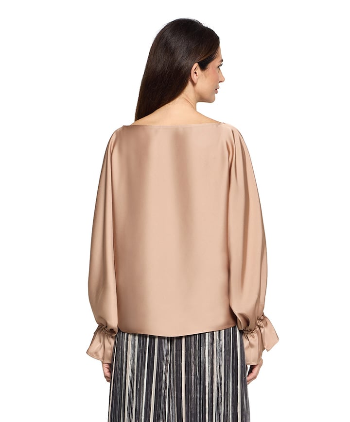 Dames blouse beige