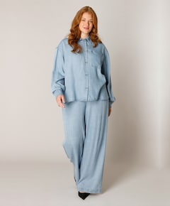 Dames blouse blauw