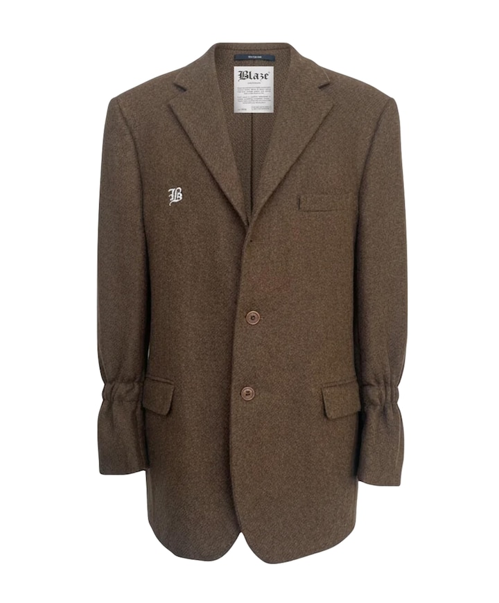 Dames blazer bruin