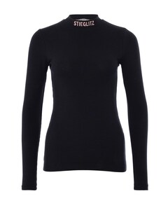 Dames longsleeve zwart