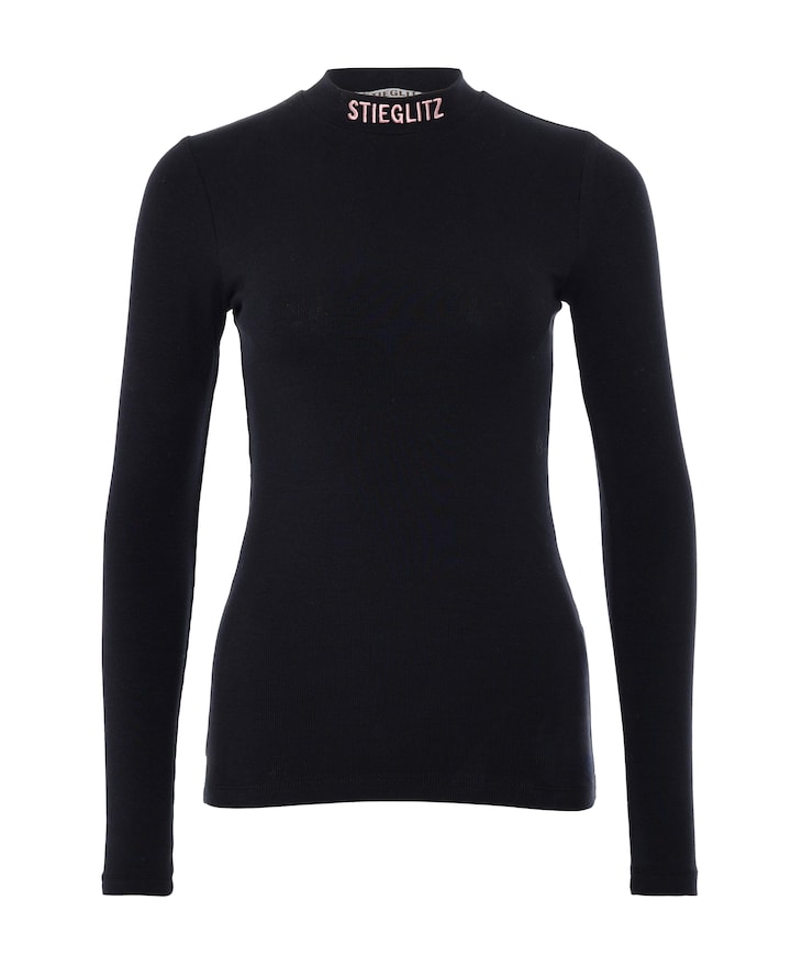 Dames longsleeve zwart