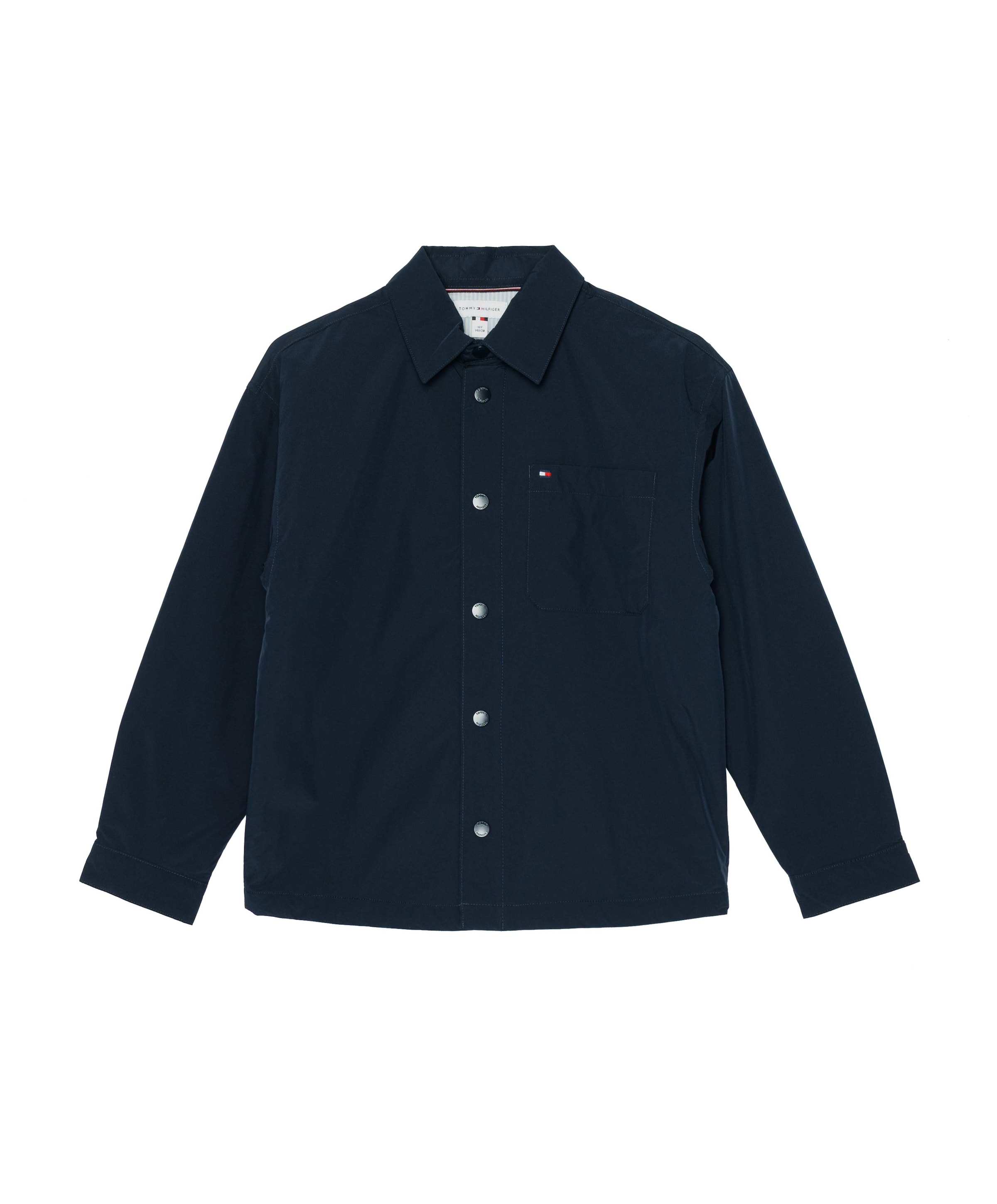 Jongens overhemd lange mouw blauw